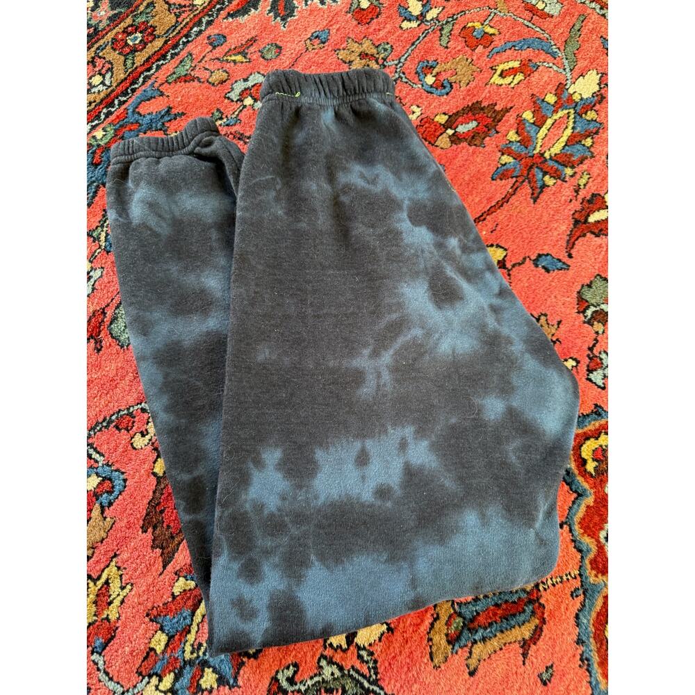 Aviator Nation Jogger Sweatpants Womens S Blue Black Tie Dye - Picture 5 of 7